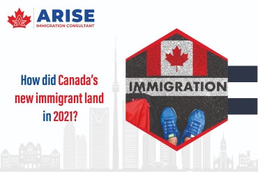 How did Canada’s new immigrant land in 2021?